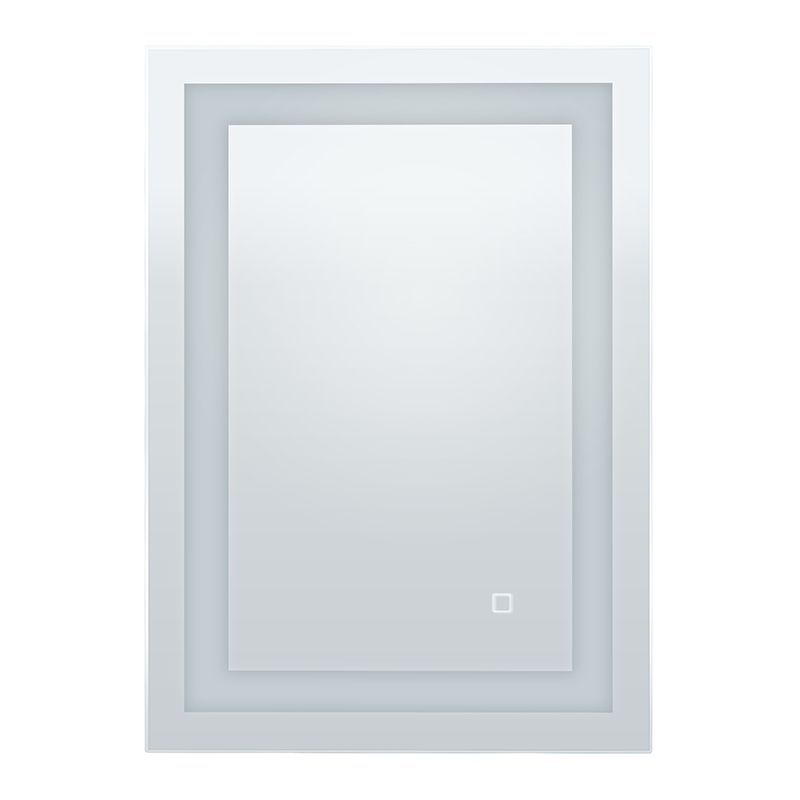 Westgate Mfg LED Mirror, 48W, CCT Selectable, CRI90, 120V, Stepless Dimming, 28 x 40 In., Anodised Aluminium, LMIR-18-2840-MCT-DF
