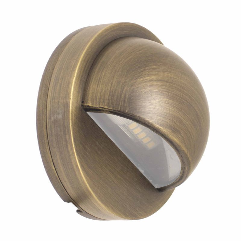 Westgate Mfg Step Light, 3W, 12V, 3000K, Solid Brass, Bronze, LS-185-BZ