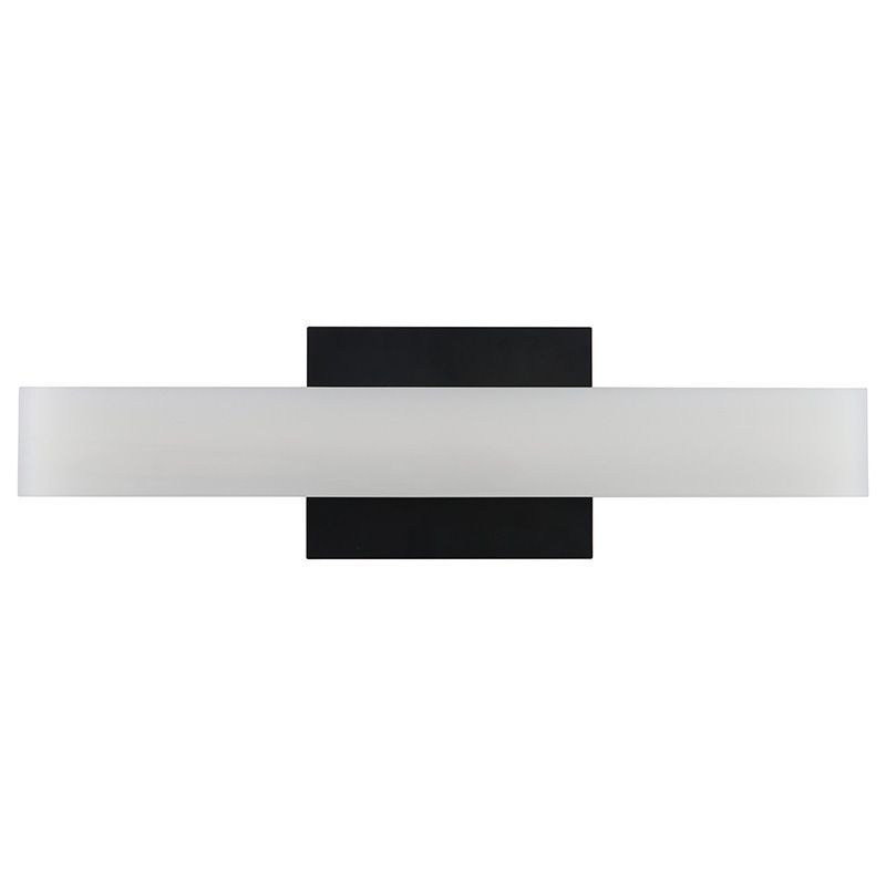 Westgate Mfg LED Architectural Vanity, 18W, CCT Selectable, TRIAC, 18 In., Black, LVJ-18-MCT5-BK