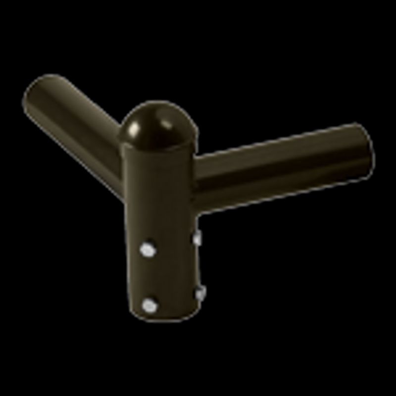 Westgate Mfg Pole Tenon Adapter, 2 Fixtures @ 90 Degrees, Bronze, PTA-290