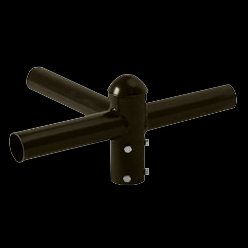Westgate Mfg Pole Tenon Adapter, 3 Fixtures @ 90 Degrees, Bronze, PTA-390