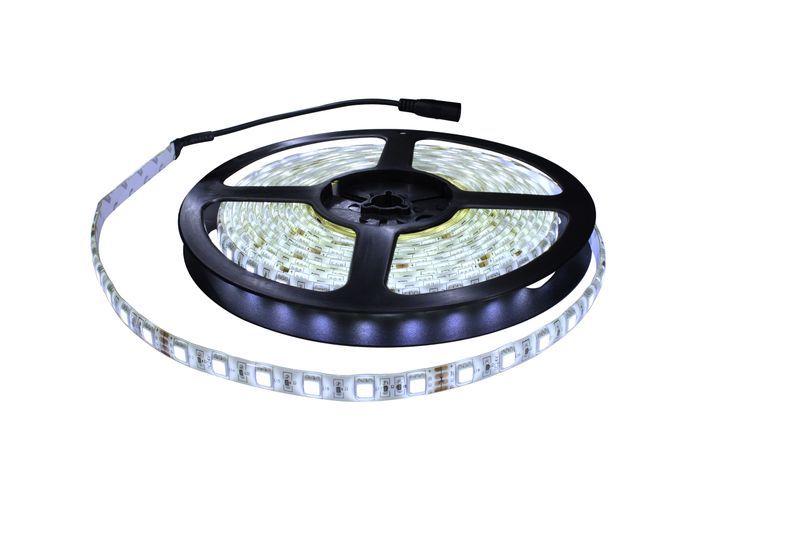 Westgate Mfg LED Ribbon, SMD5050, 4.4W/ft, 5500K, 12VDC, 5M Roll, Non-Waterproof, R12V-5M-D5-CW