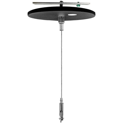 Westgate Mfg Suspension Canopy Set, 12 Ft., Keyhole End, Power Side, Black, SCL-CS1P-12FT-BK