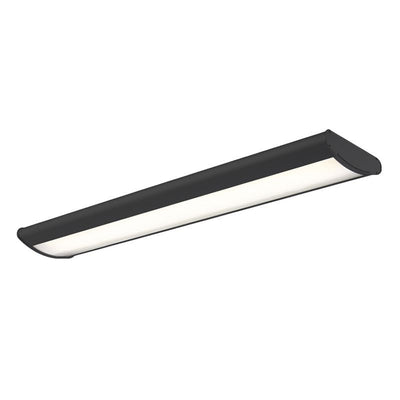 Westgate Mfg SCLT Architectural Lensed Suspended Light, 4 Ft., 30/40/50W, CCT Selectable, 0-10V, Black, SCLT-4FT-50W-MCTP-D-BK