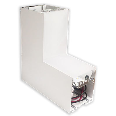 Westgate Mfg SCX Inside Corner Section, 3000K, 0-10V Dimmable, IP54, White, SCX-IC-30K