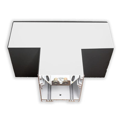 Westgate Mfg SCX Linear T Section, CCT Selectable, 0-10V Dimmable, Black, SCX-T-MCT4-BK