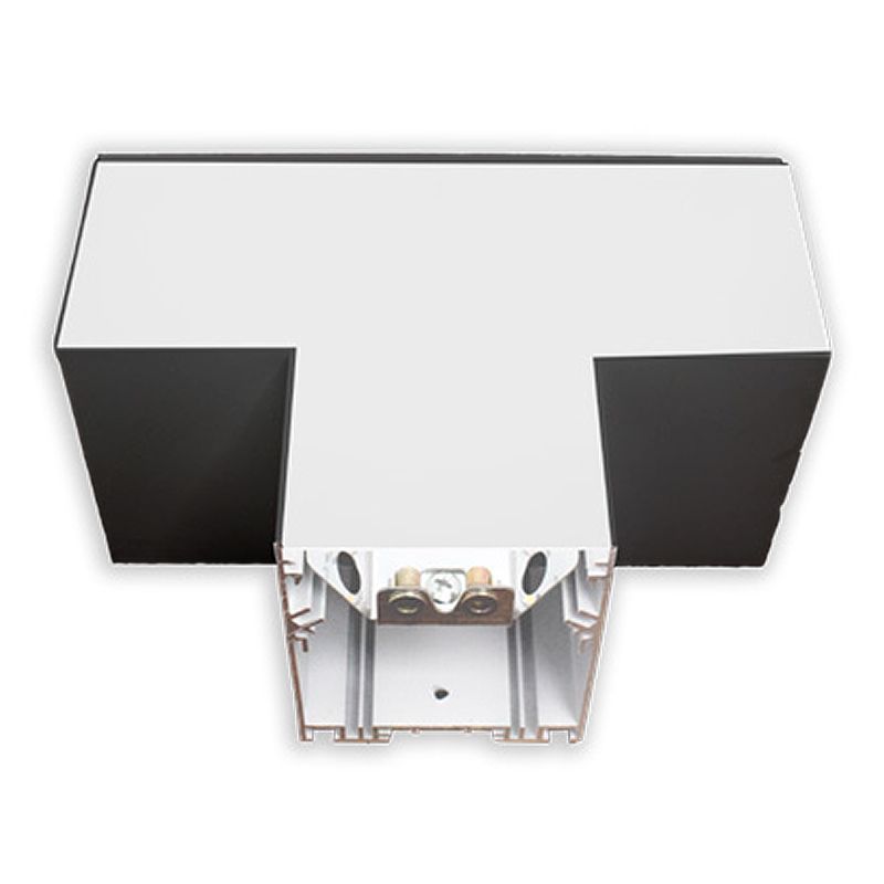 Westgate Mfg SCX Linear T Section, CCT Selectable, 0-10V Dimmable, Black, SCX-T-MCT4-BK