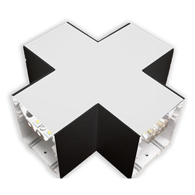 Westgate Mfg SCX Series X Section, 2.75 In., CCT Selectable, 0-10V Dimmable, Black, SCX-X-MCT4-BK