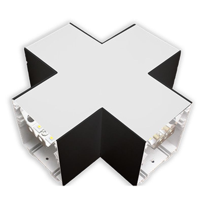 Westgate Mfg SCX Series X Section, 2.75 In., CCT Selectable, 0-10V Dimmable, Black, SCX-X-MCT4-BK