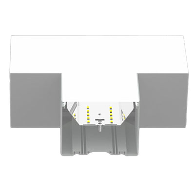 Westgate Mfg SCX4 Linear T Section, 4 In., CCT Selectable, 0-10V, White, SCX4-T-MCT4