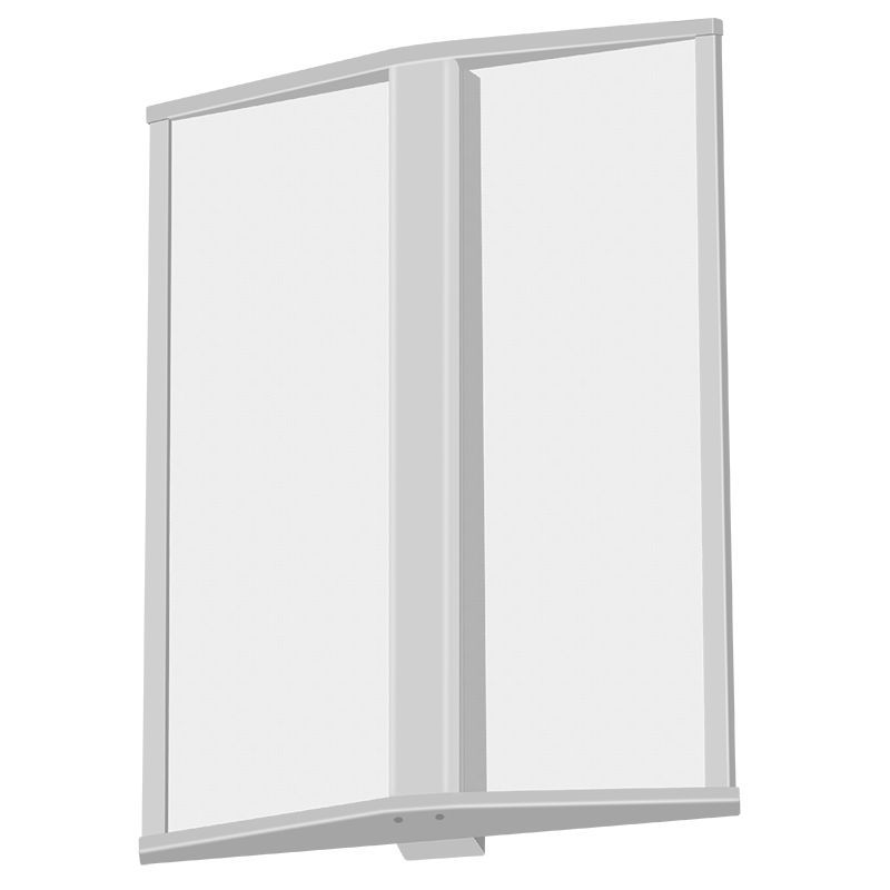 Westgate Mfg Commercial Wall Sconce, 12 In., 10/15/20W, CCT Selectable, CRI90, 0-10V, White, CWS-12-MCTP