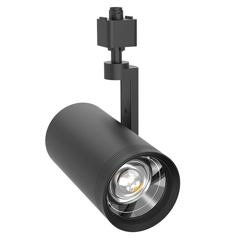 Westgate Mfg Standard Track Head, 20/25/30W, CCT Selectable, CRI90, Adjustable Beam, Black, TRS-20-30W-MCTPB-36D-BK