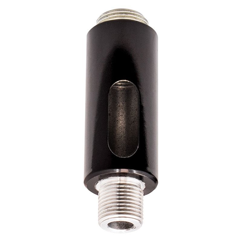 Westgate 1/2in Stem-Mounting Adapter with Cable Passage with 3/4in Bushing Black, UHX-SA-5075