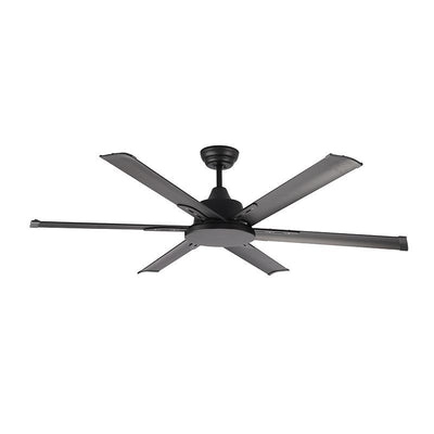 Westgate Mfg DC Ceiling Fan, 72 In., 6-Blade, Remote Control, Matte Black, WF-DC-216-RC-6B-72-BK