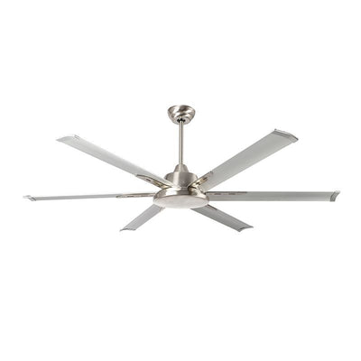 Westgate Mfg DC Ceiling Fan, 72 In., 6-Blade, Remote Control, Brush Nickel, WF-DC-216-RC-6B-72-BN
