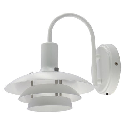 Westgate Mfg Wall Sconce, 10W, CCT Selectable, CRI90, TRIAC Dimming, 120V, White, LCFL-WS-WH
