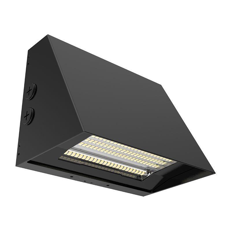 Westgate Mfg WPMAX Beam-Adjustable Wall Pack, 40/50/60W, CCT Selectable, 0-10V, Photocell, Black, WPMAX-40-60W-MCTP-BK