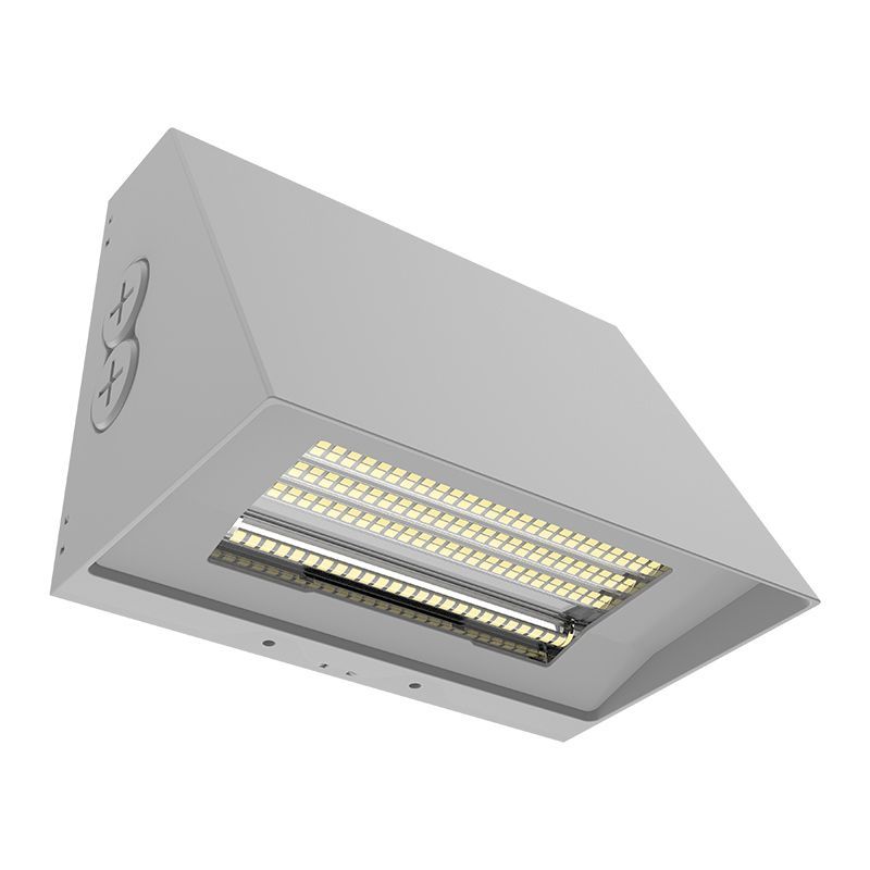 Westgate Mfg WPMAX Beam-Adjustable Wall Pack, 25/30/40W, CCT Selectable, 0-10V, Photocell, Silver, WPMAX-25-40W-MCTP-SIL