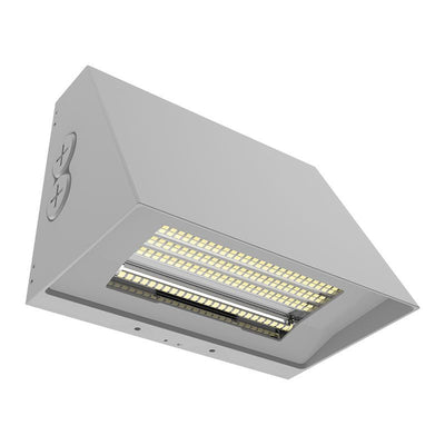 Westgate Mfg WPMAX Beam-Adjustable Wall Pack, 40/50/60W, CCT Selectable, 0-10V, Photocell, Silver, WPMAX-40-60W-MCTP-SIL