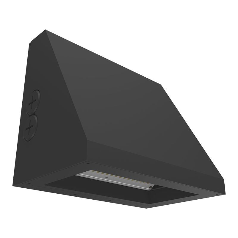 Westgate Mfg WPMAX Visual Comfort Wall Pack, 27/36/45W, CCT Selectable, Photocell, Black, WPMAX-27-45W-MCT-VC-BK