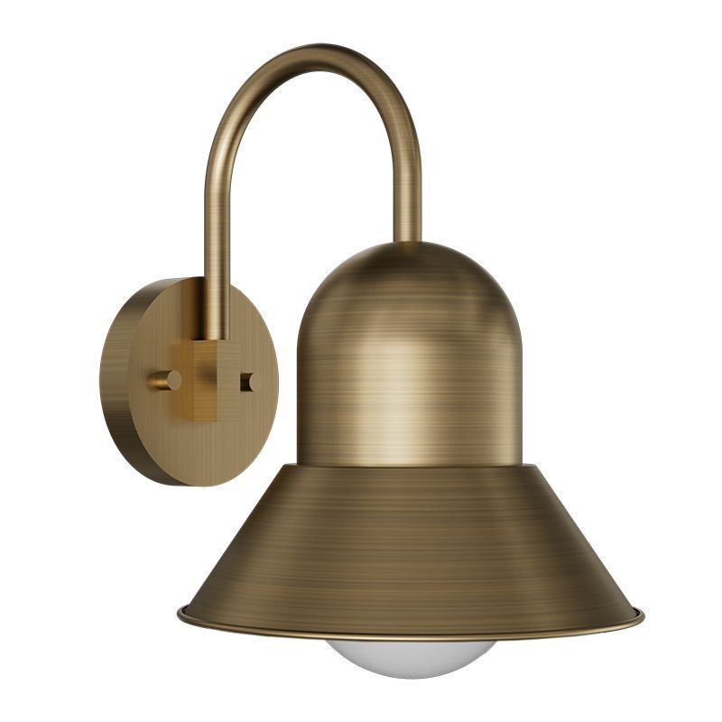 Westgate Mfg X-Gen Seaside Wall Light, 20/30/40W, CCT Selectable, 0-10V/TRIAC Dimming, Antique Brass, WSX-20-40W-MCTP-HAD-AZ