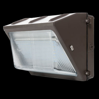 Westgate Mfg High Lumen Wall Pack, 100W, 3000K, 0-10V Dimmable, IP54, Dark Bronze, WML-HL-100W-30K