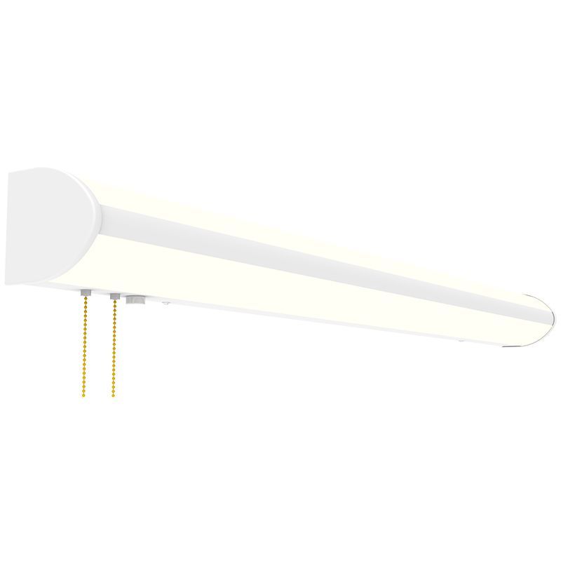Westgate Mfg Patient Overbed Light, 3 Ft., 15W Up/35W Down, 4000K, Pull Chains, POB-UD-3FT-45W-40K-D