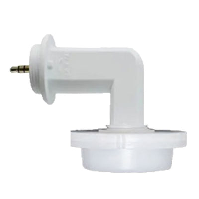 Westgate Mfg Swivel Arm, 12-24VDC, 3.5mm Plug-in Audio-Jack, White, WEC-AJ-SA