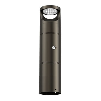 Westgate G4 Bollard Shaft with GFCI Outlet Compartment, 23 Inch, Bronze, BOL-G4-SHAFT-23-GFCI-BR