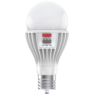 RAB Lighting PS30 A-Line Bulb, 21/28/34W, CCT Selectable, EX39 Base, Dimmable, 120-277V, PS30-34S-EX39-CCT Selectable-DIM-UNV
