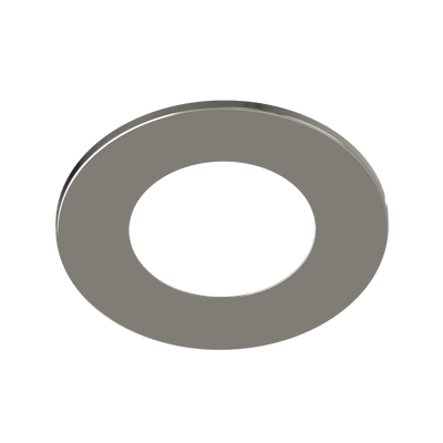RAB Lighting Brushed Nickel Trim for 4" PUCKFA LED Puck Light, PUCKFA-TRIM-4R-BNS