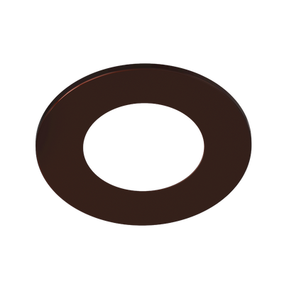 RAB Lighting Bronze Trim for 4" PUCKFA LED Puck Light, PUCKFA-TRIM-4R-BRS