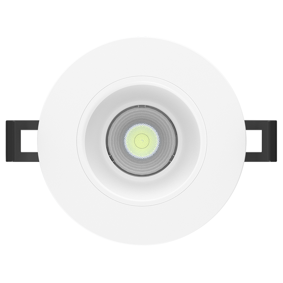 RAB Lighting 3" 15 Watt Deep Regressed LED Downlight, Smooth, CCT Selectable, 120V, R3-15