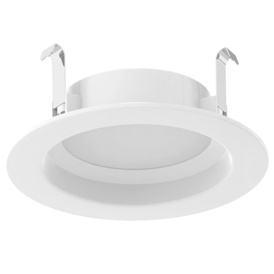 RAB Lighting R34 4" LED Retrofit Downlight, Smooth Reflector, CCT Selectable, 120V, White, R34-4