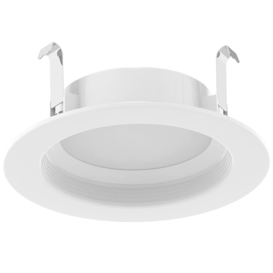RAB Lighting R34 4" LED Retrofit Downlight, Baffle Reflector, CCT Selectable, 120V, White, R34-4B