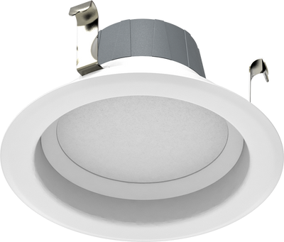 RAB Lighting 4" LED Retrofit Downlight, 8W, CCT Selectable, 700 Lumens, 120V, Smooth Trim, R4R89FA120WS