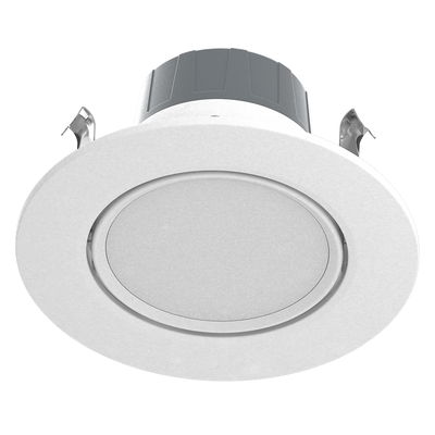 RAB Lighting 4" LED Retrofit Gimbal Downlight, 8W, CCT Selectable, 700 Lumens, 120V, RA4R89FA120WS