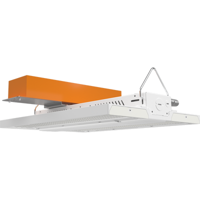 RAB Lighting RBAY15S Linear High Bay, 130/100/80W, CCT Selectable, 120-277V, Battery Backup, White, RBAY15S/E