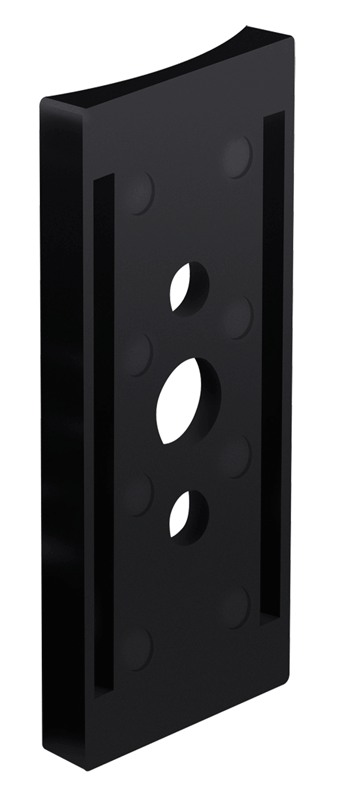 RAB Lighting 6" Round Pole Adapter, Bronze, RPA6
