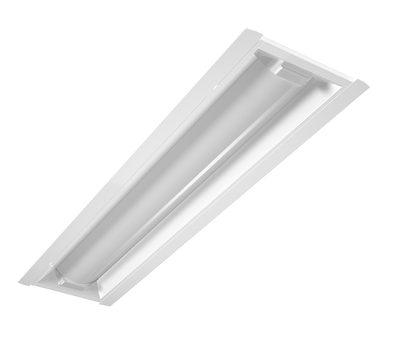 RAB Lighting RTLED 1x4 LED Troffer Retrofit, EM Backup, CCT Selectable, 2,438 thru 4,156 Lumens, 120-277V, RTLED1X4/E