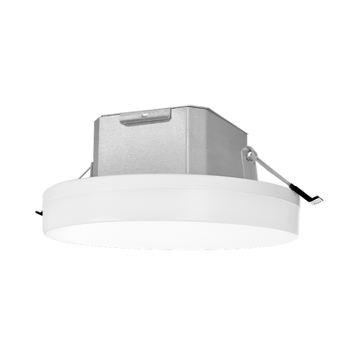 RAB Lighting 6" 12 Watt 3-in-1 LED Downlight, Back-lit, CCT Selectable, 1,067 Lumens, 120V, SM3N1-6R-12-9CCT-120-W-BL