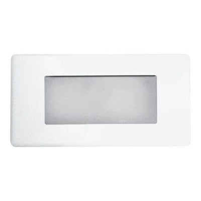 Elco Lighting Faceplate with Frosted Glass Lens, ELST43 & ELST48 Series, Black, ELST11B