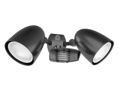 RAB Lighting STEALTH Sensor + PAR LED Lamp Kit, Bullet Hood, 110° Detection, CCT Selectable, 38W, 3,600 Lumens, 120-277V, Bronze, STL110HB/L