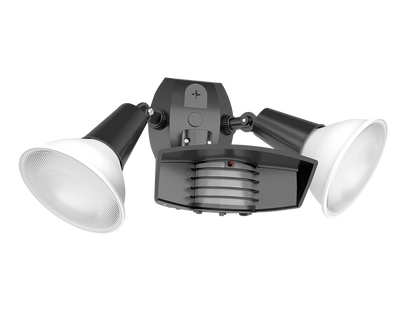 RAB Lighting STEALTH Sensor + PAR LED Lamp Kit, No Hood, 110° Detection, CCT Selectable, 38W, 3,600 Lumens, 120-277V, Bronze, STL110R/L