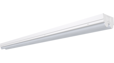 RAB Lighting 48" 40 Watt LED Strip Fixture w/ Microwave Sensor, 3500K, 5,427 Lumens, 120-277V, STRP440-835U/MVS