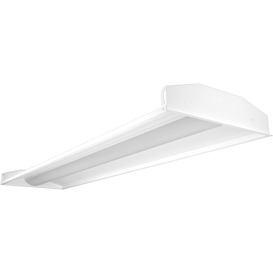 RAB Lighting Swish Field-Adjustable 1x4 LED Troffer, 39/29/19W, 3500/4000/5000K, 120-277V, 0-10V Dimming, Microwave Sensor, White, SWISHFA1X4/D10/MVS