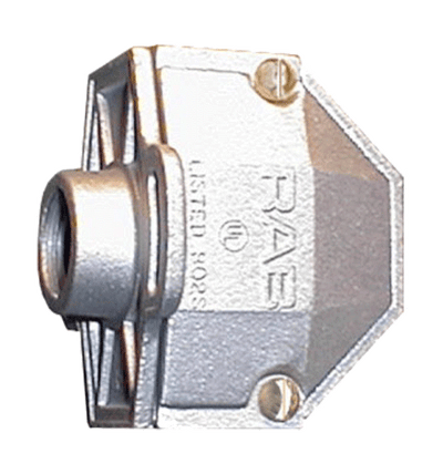 RAB Lighting Thru Wall Box, R15U
