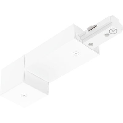 RAB Lighting Track Conduit Feed, White, TK-CF