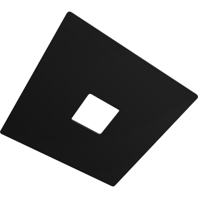 RAB Lighting Junction Cover Plate, Black, TK-JCP/B