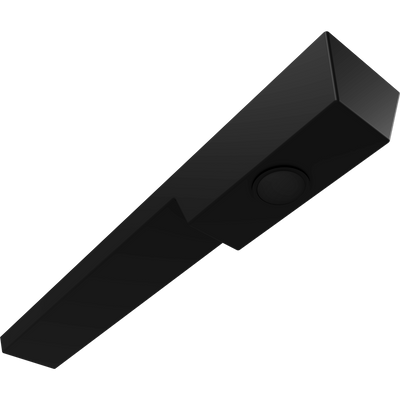 RAB Lighting Suspension End Feed Wired Cover, Black, TK-SEFWC/B